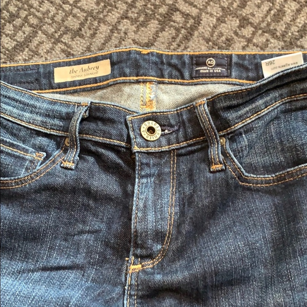 AG “The Aubrey” Skinny Straight Jeans